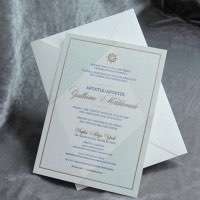 Simple Style Invitation Wedding Card Customized Greeting Card with Envelope 